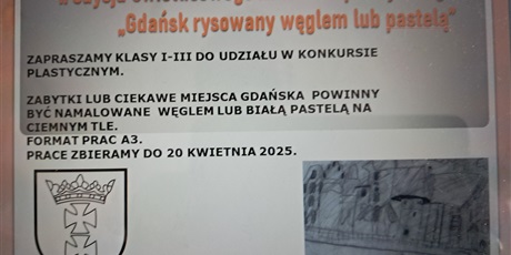 Gdańsk malowany węglem lub pastelą
