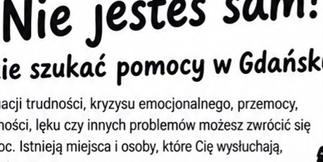 Gdzie szukać pomocy w Gdańsku ?