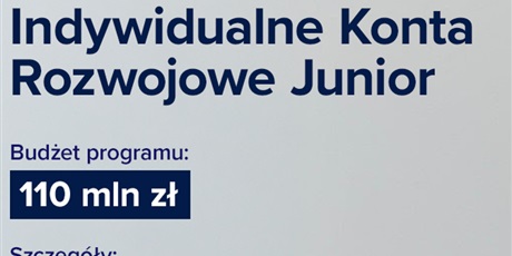 Indywidualne Konta Rozwojowe Junior
