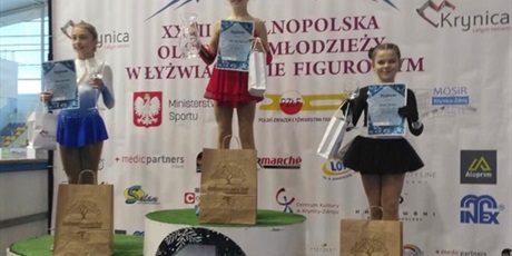 Łyżwiarze w  finałach Ogólnopolskiej Olimpiady Młodzieży