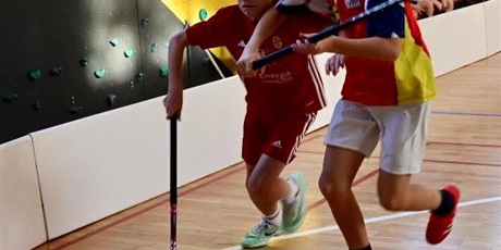 Powiększ grafikę: mecz unihokeja z udziałem naszych uczniów