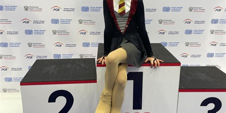 Pola Sochacka - nasza Mistrzyni Polski w łyżwiarstwie figurowym